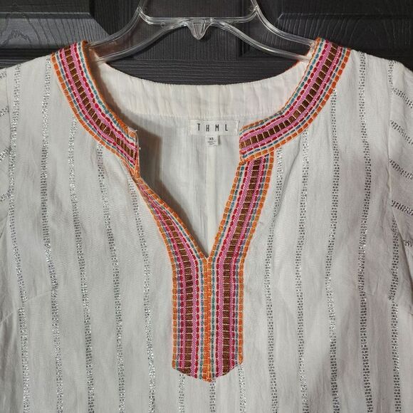 THML Silver Stripes Dress - Picture 6 of 12